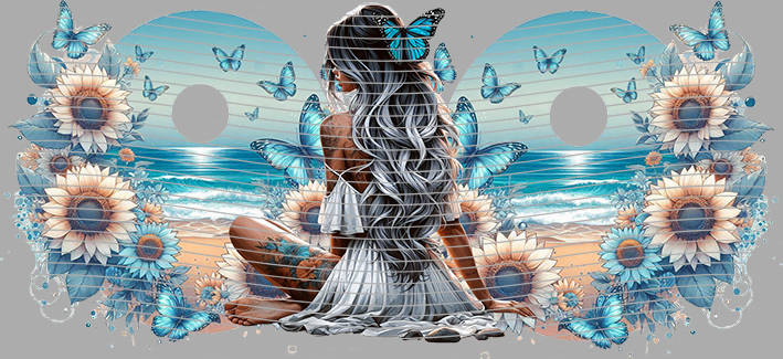 16oz Sunflower Girl-SU-469